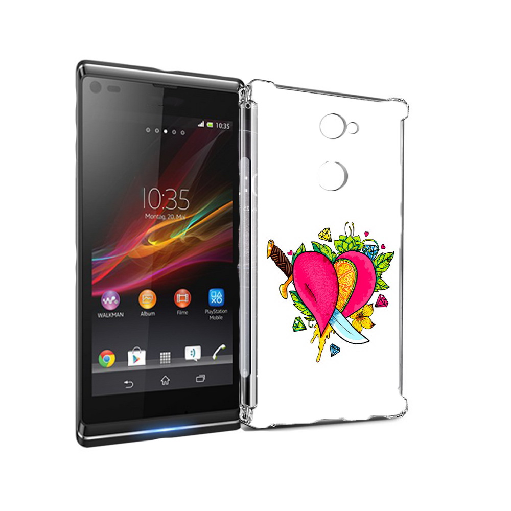 

Чехол MyPads Tocco для Sony Xperia L2 Фруктовое сердце (PT99662.233.188), Прозрачный, Tocco