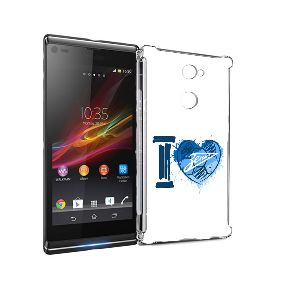 

Чехол MyPads Tocco для Sony Xperia L2 ФК я люблю зенит (PT99662.233.186), Прозрачный, Tocco