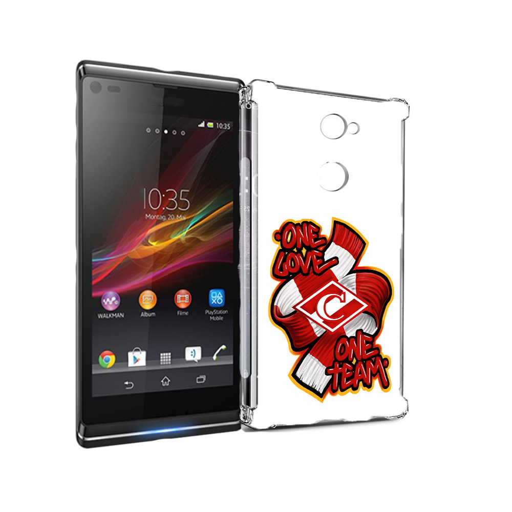 

Чехол MyPads Tocco для Sony Xperia L2 ФК спарак 1 любовь (PT99662.233.184), Прозрачный, Tocco