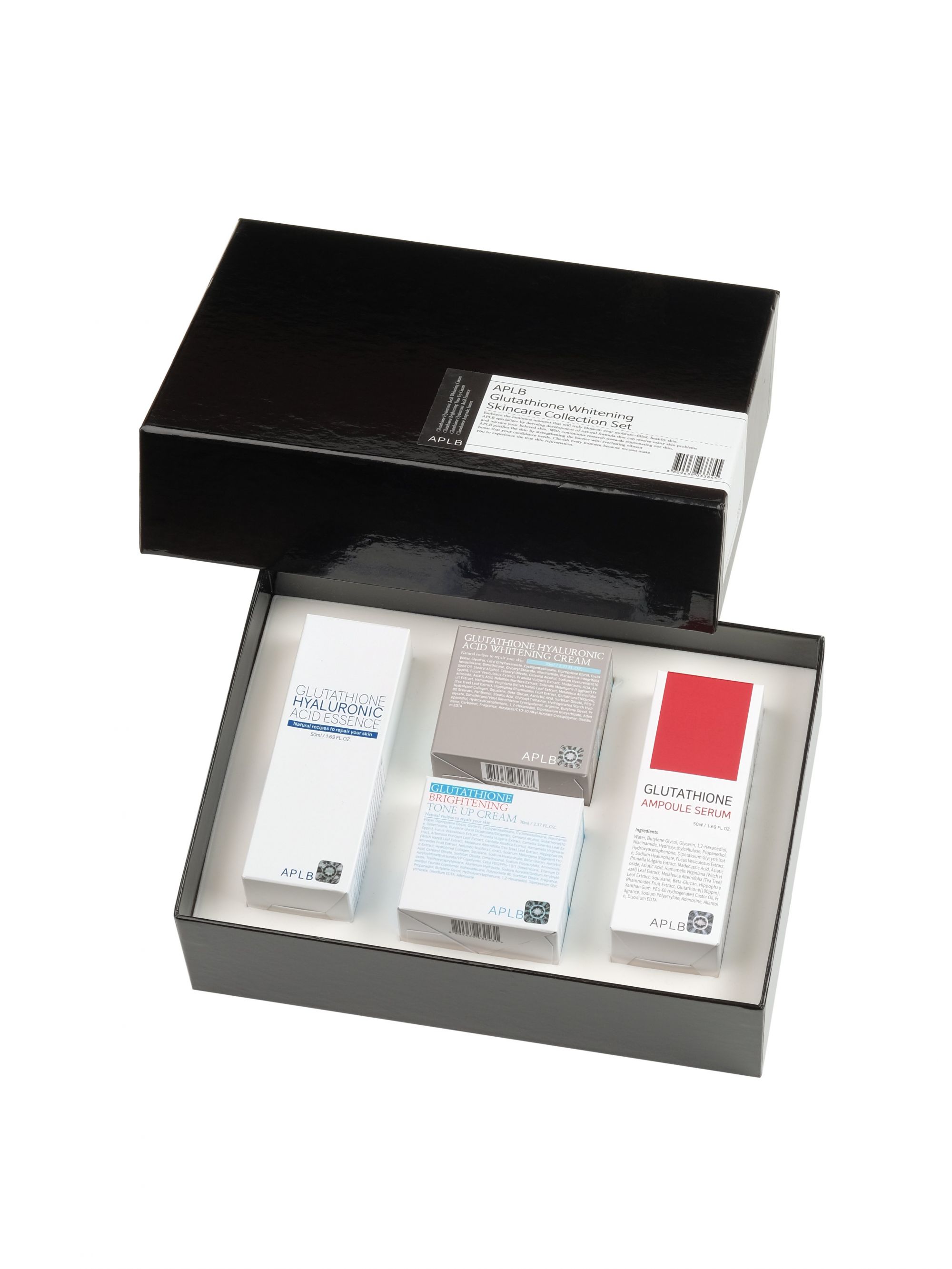 

Набор средств APLB, с Глутатионом (4шт), GLUTATHIONE WHITENING SKINCARE COLLECTION SET, APLB_95