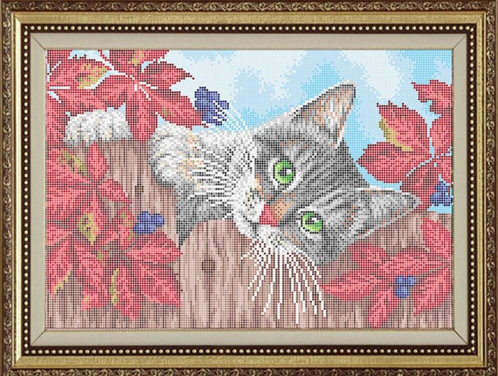

Рисунок на ткани Котёнок