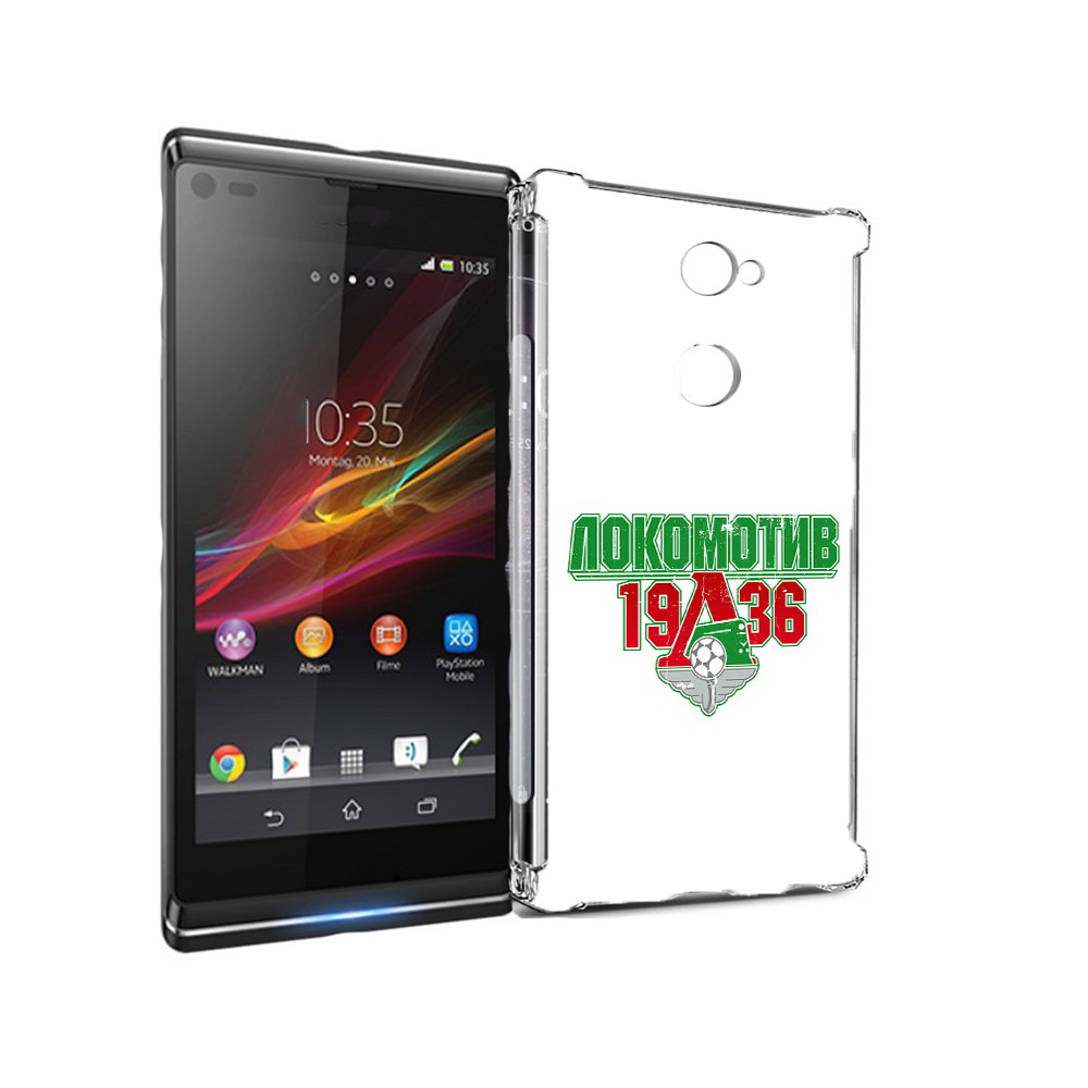 

Чехол MyPads Tocco для Sony Xperia L2 ФК локомотив 1936 (PT99662.233.182), Прозрачный, Tocco