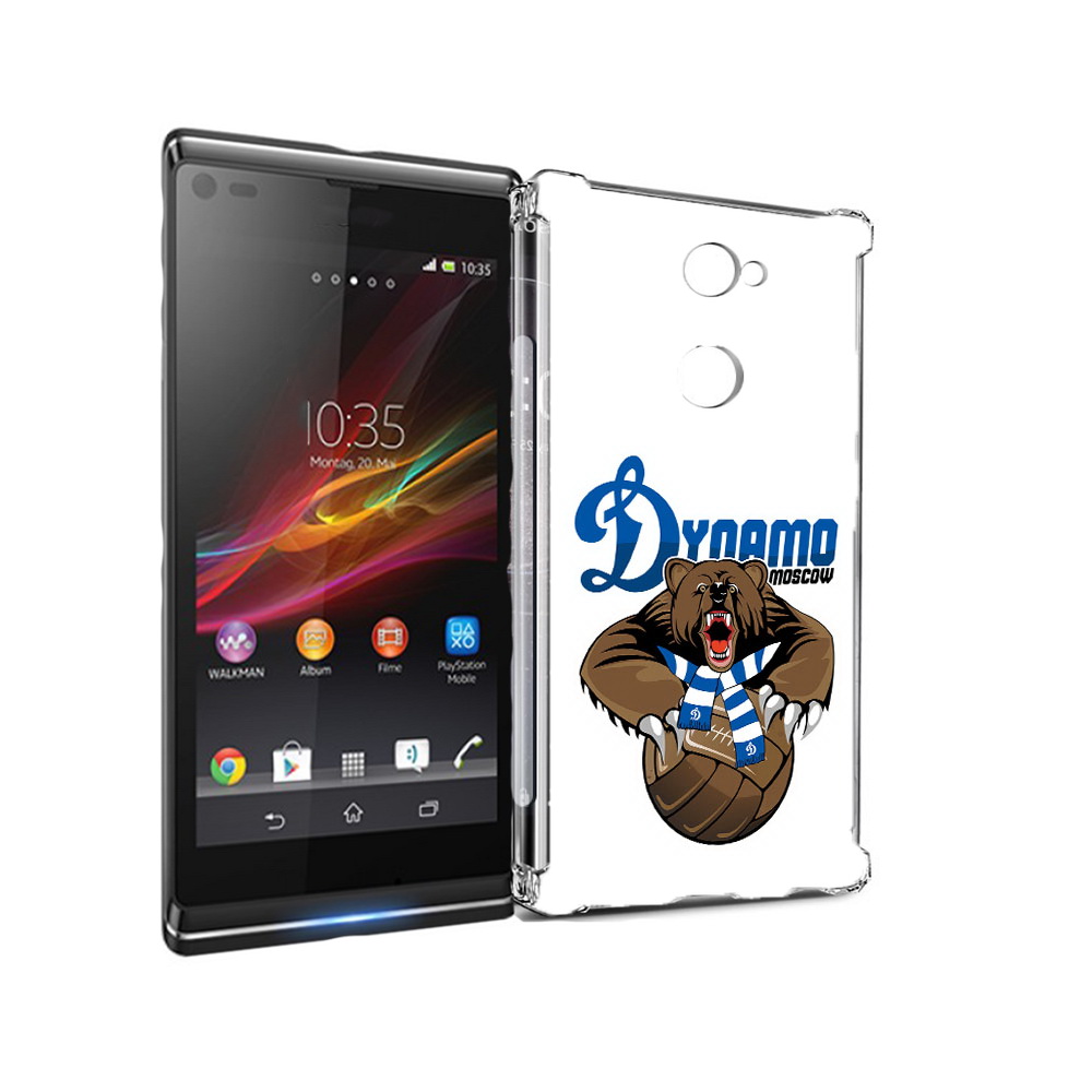 

Чехол MyPads Tocco для Sony Xperia L2 ФК Динамо медведь (PT99662.233.175), Прозрачный, Tocco