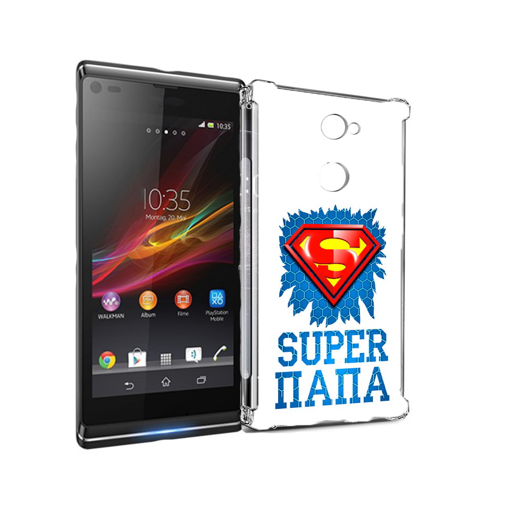 

Чехол MyPads Tocco для Sony Xperia L2 Супер Папа (PT99662.233.165), Прозрачный, Tocco