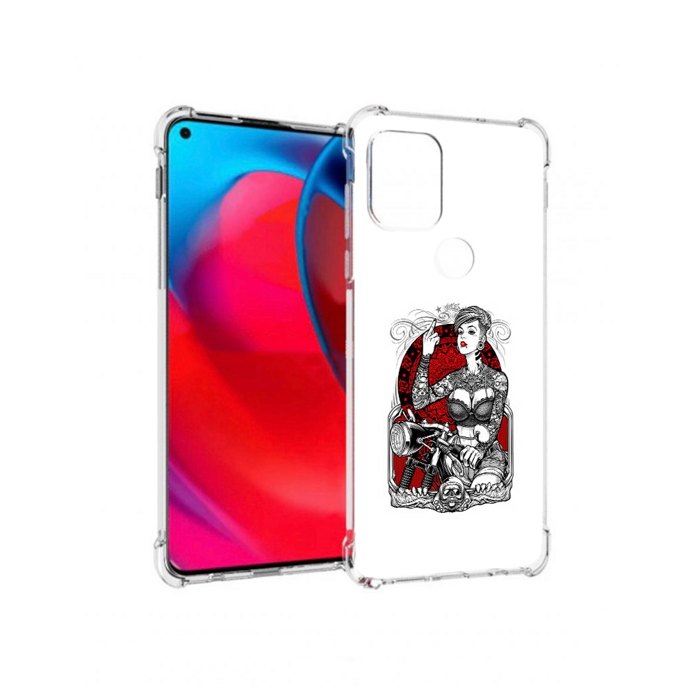 Чехол MyPads Tocco для Motorola Moto G девушка на мотоцикле (PT227067.359.308)