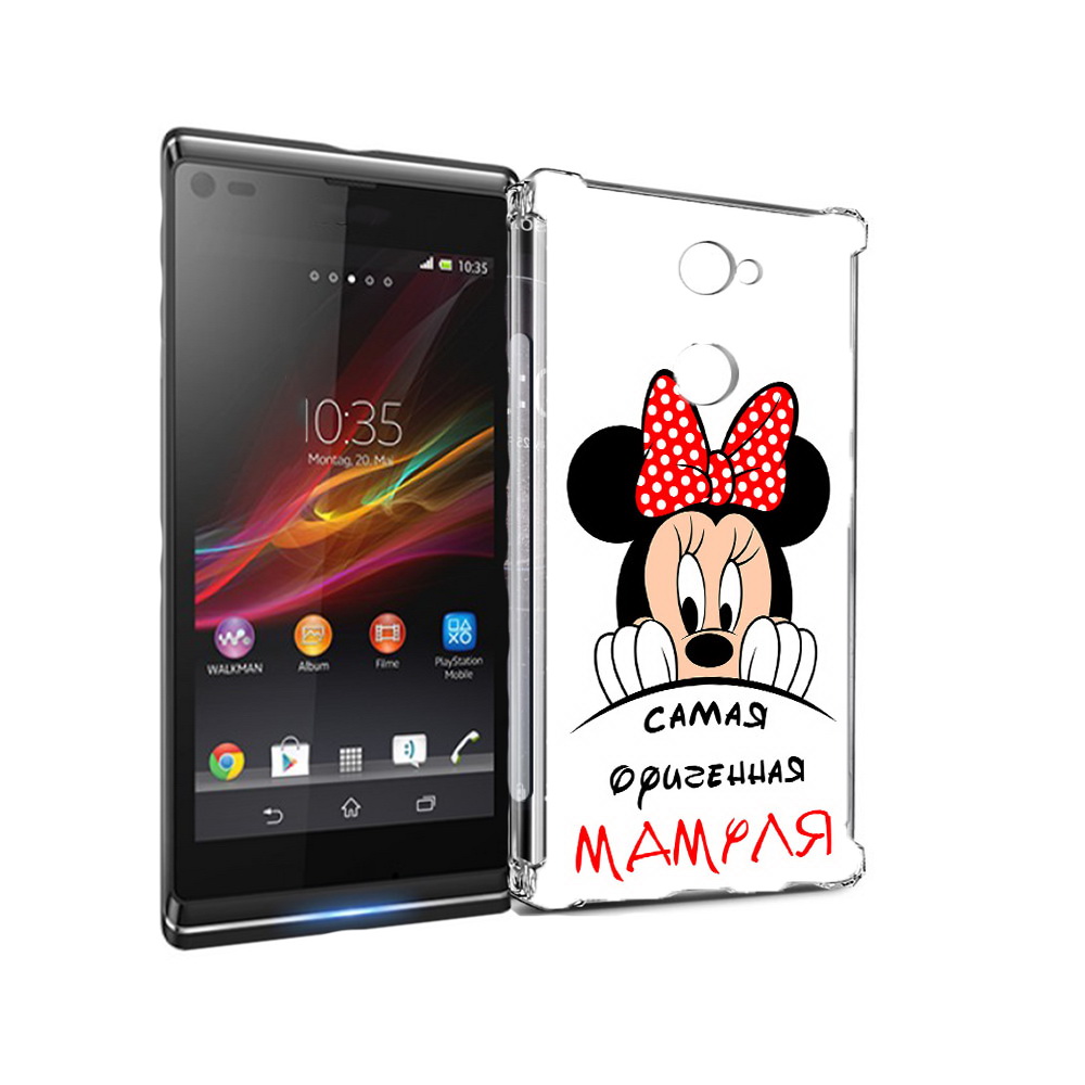 

Чехол MyPads Tocco для Sony Xperia L2 Самая лучшая мамуля Мини Маус (PT99662.233.152), Прозрачный, Tocco