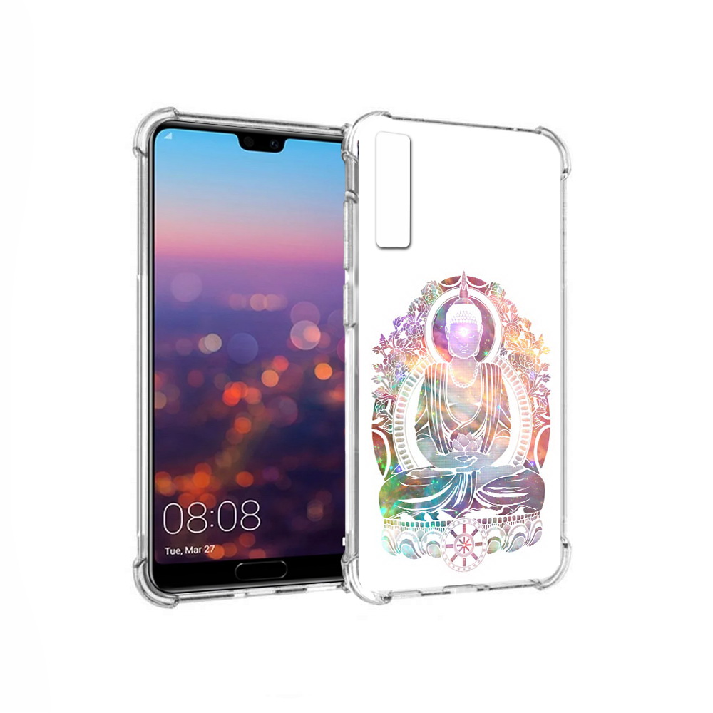 

Чехол MyPads Tocco для Huawei P20 Pro умный мужчина абстракция (PT108144.28.651), Прозрачный, Tocco