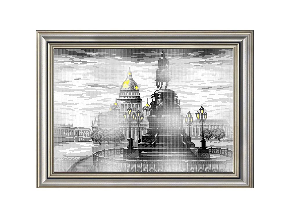 

Рисунок на ткани Исаакиевская площадь