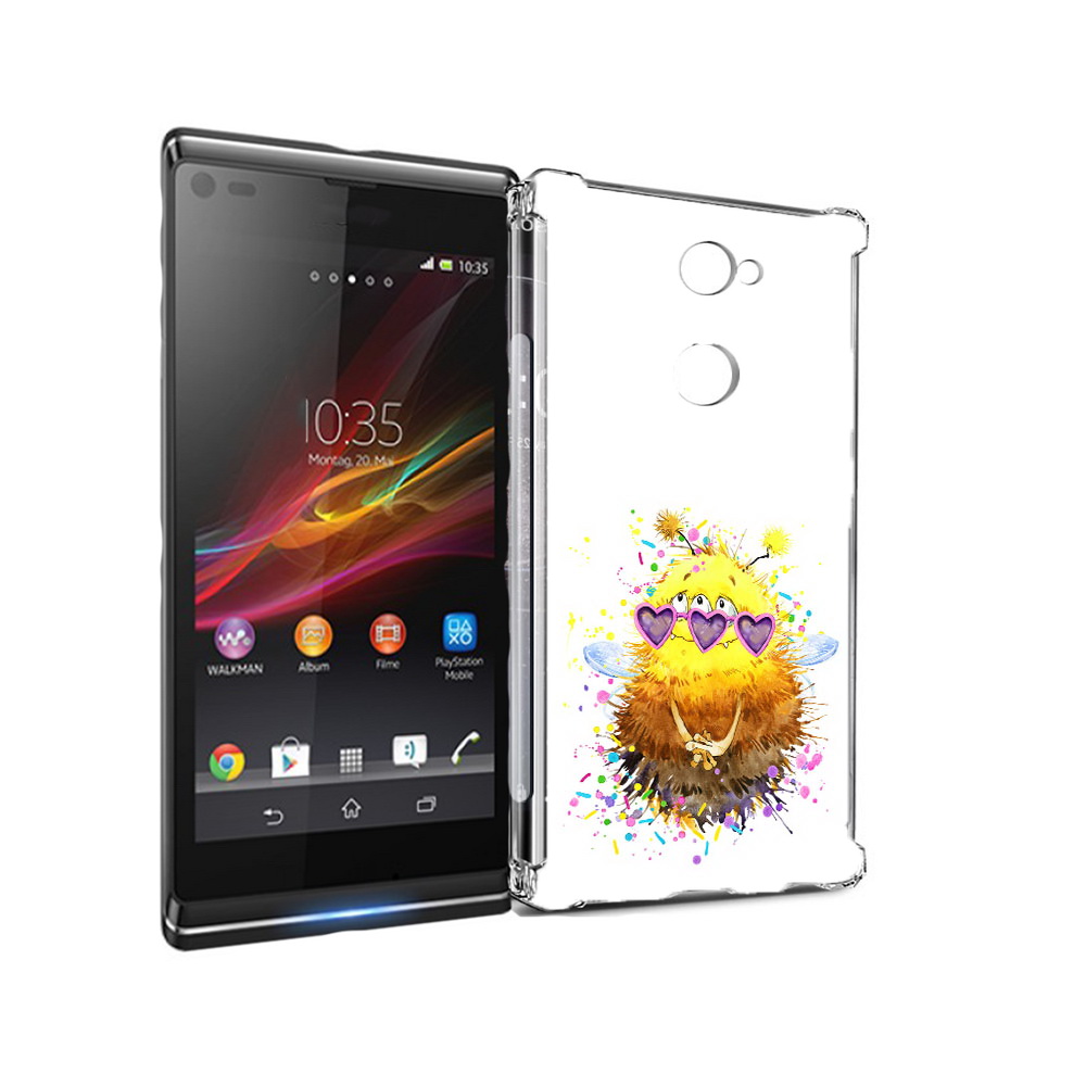 

Чехол MyPads Tocco для Sony Xperia L2 Пушитый шмель (PT99662.233.143), Прозрачный, Tocco