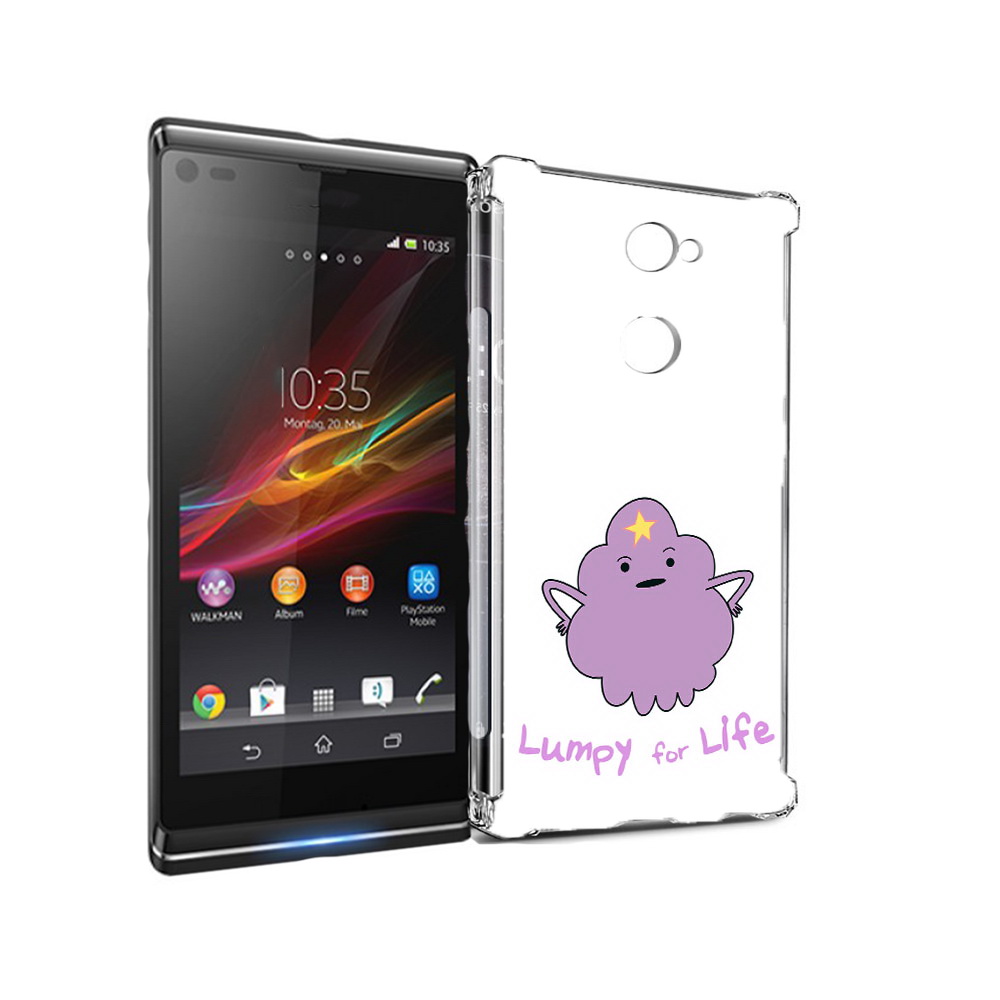 

Чехол MyPads Tocco для Sony Xperia L2 Принцесса пупырчатого королевства (PT99662.233.139), Прозрачный, Tocco