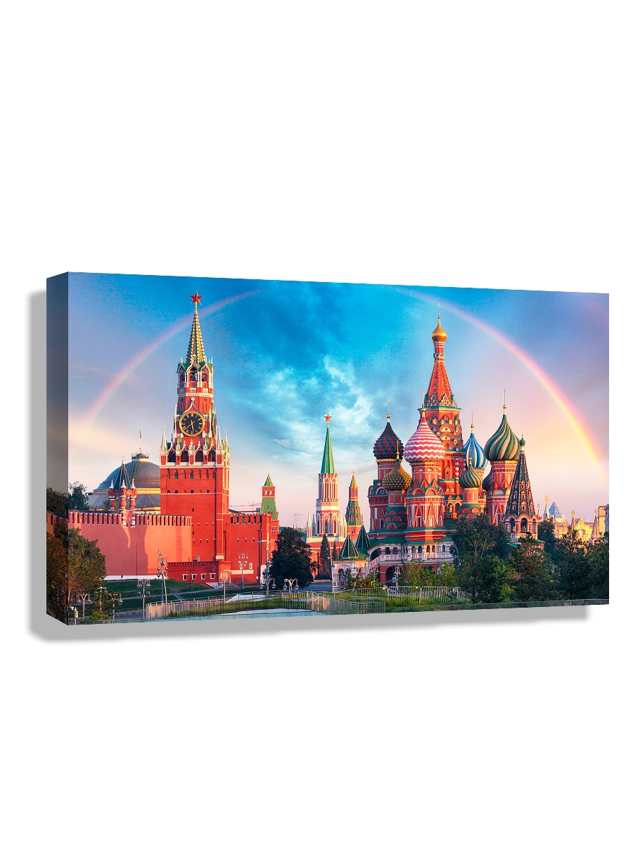 

Картина DRABS Москва - вид Красной площади с Московским Кремлем и собором
