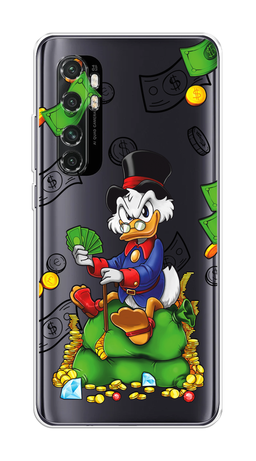 

Чехол на Xiaomi Mi Note 10 Lite "Scrooge Richness", Черный;синий;зеленый, 38450-1