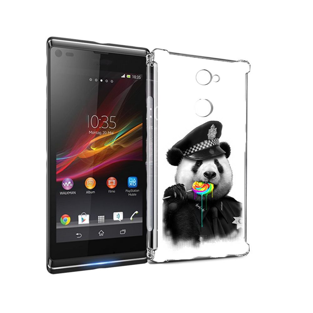 

Чехол MyPads Tocco для Sony Xperia L2 Панда полиция (PT99662.233.130), Прозрачный, Tocco