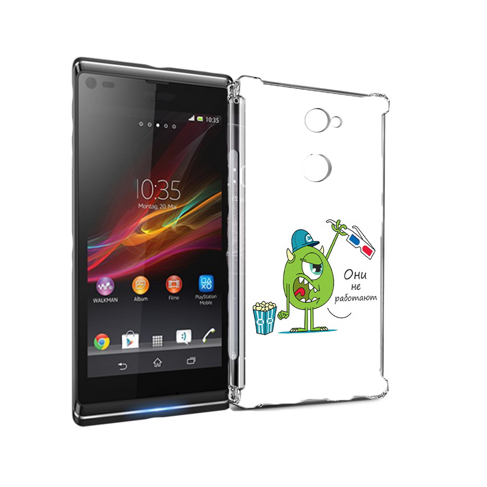 

Чехол MyPads Tocco для Sony Xperia L2 Очки не работают (PT99662.233.129), Прозрачный, Tocco