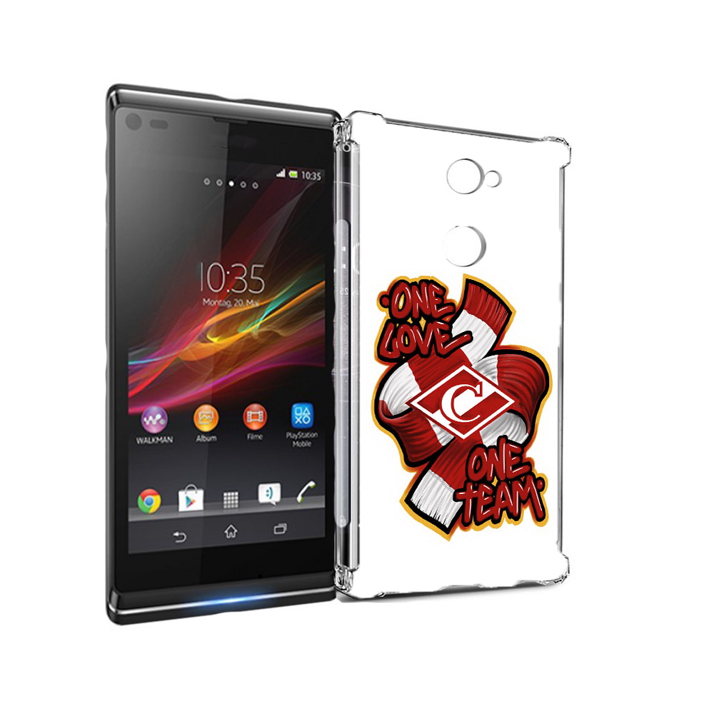 

Чехол MyPads Tocco для Sony Xperia L2 Одна любовь-Спартак (PT99662.233.126), Прозрачный, Tocco