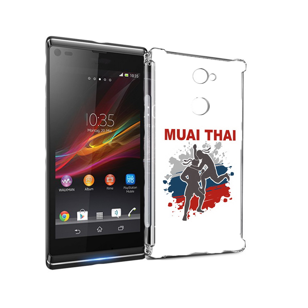 

Чехол MyPads Tocco для Sony Xperia L2 Муайтай (PT99662.233.123), Прозрачный, Tocco