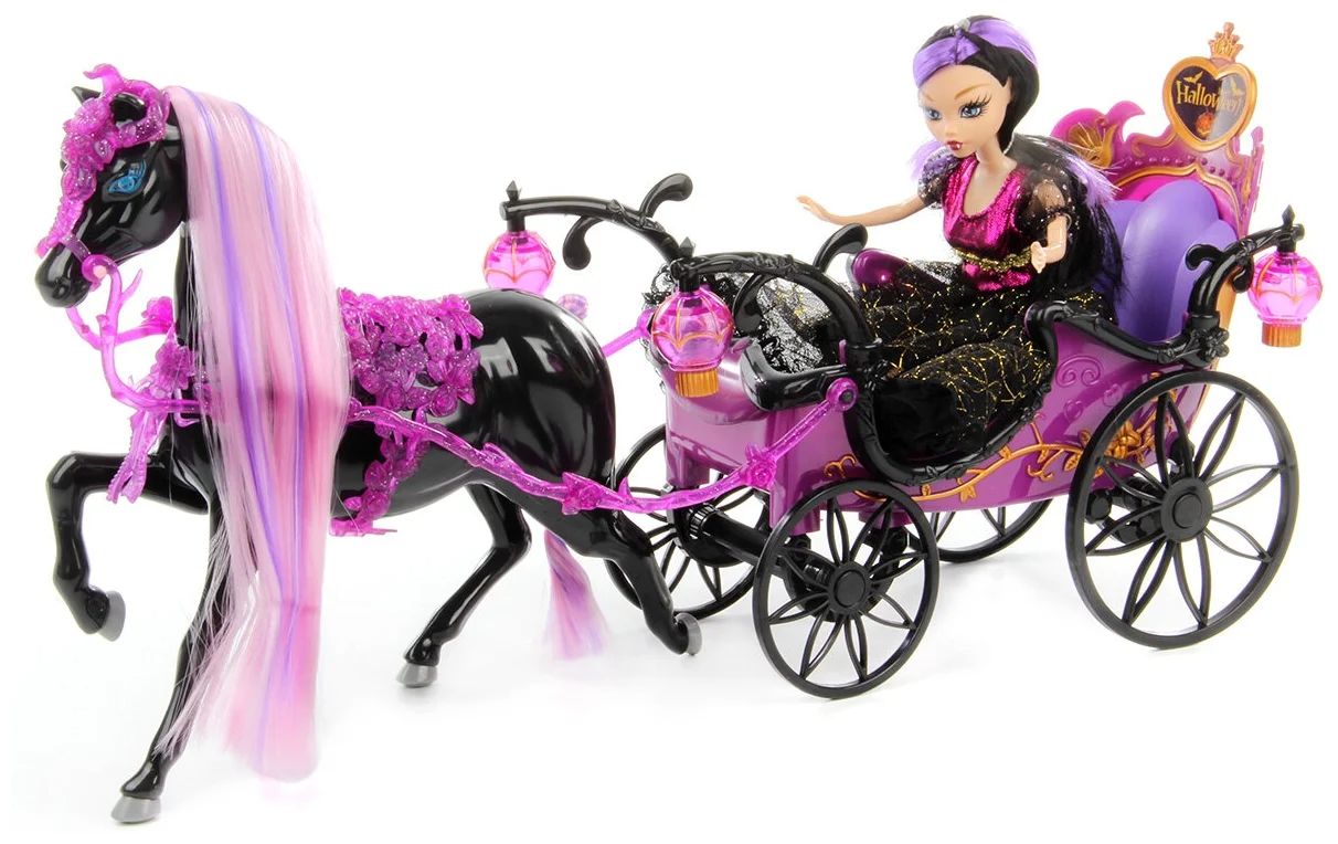 Большой игровой набор Bettina Карета с лошадью и куклой Fantasy Carriage 110614
