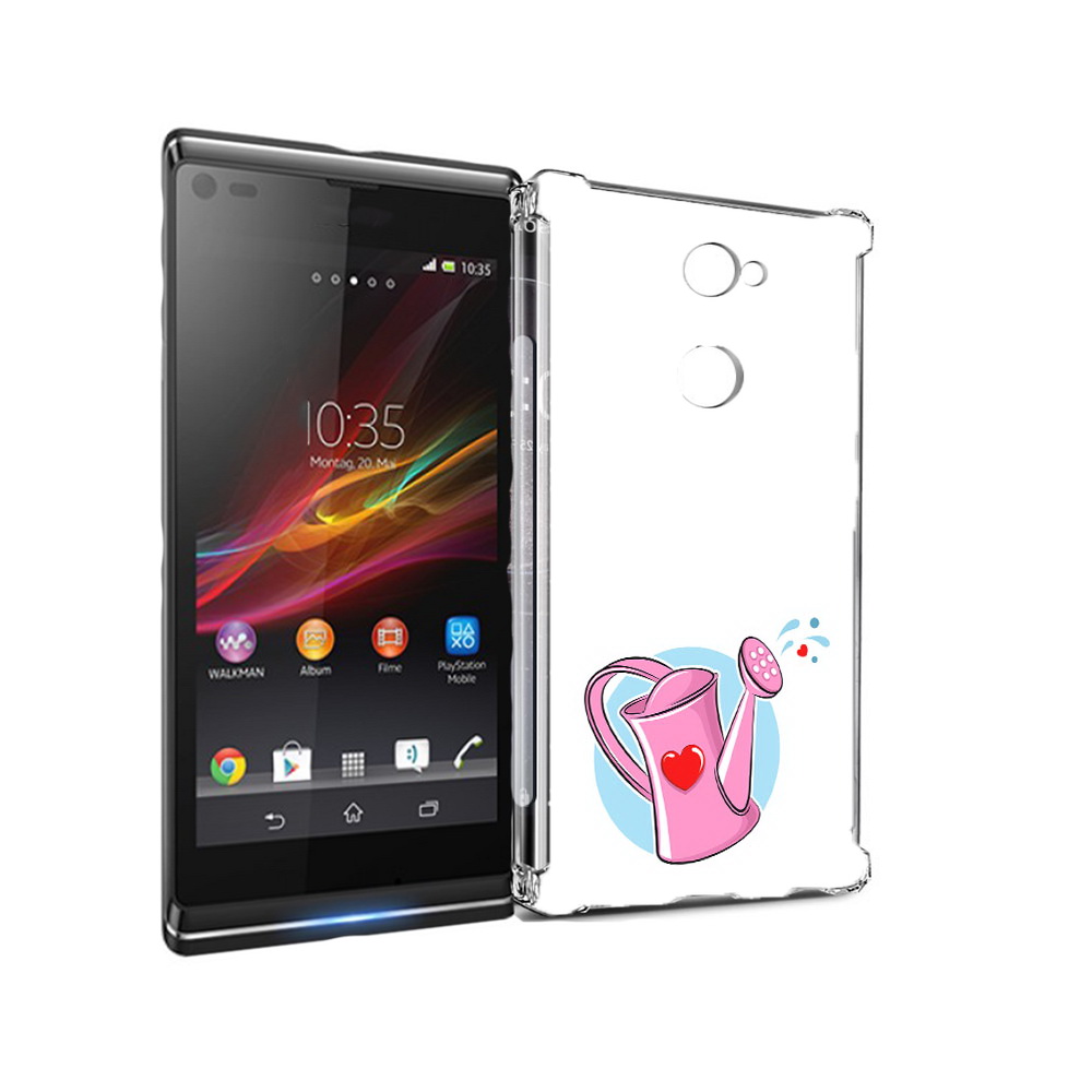 

Чехол MyPads Tocco для Sony Xperia L2 Лейка любви 14 февраля (PT99662.233.103), Прозрачный, Tocco