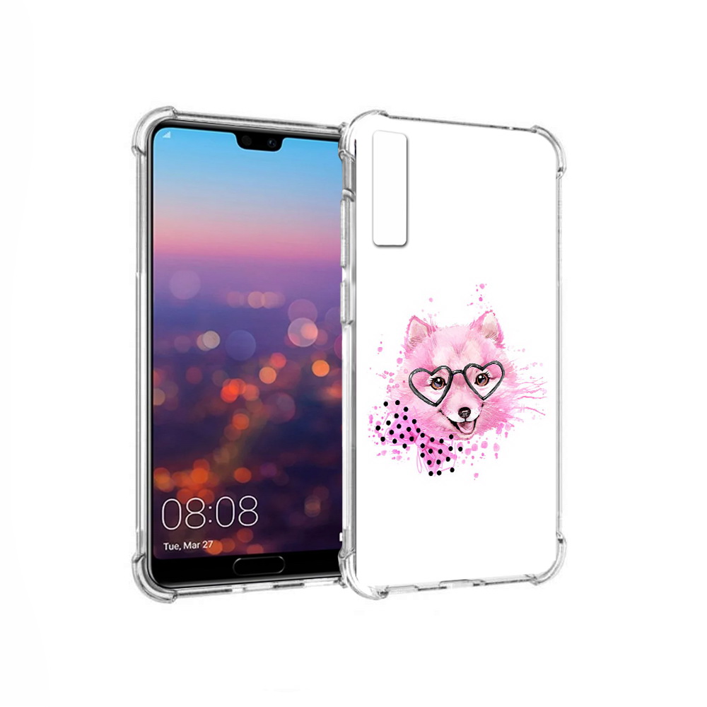 

Чехол MyPads Tocco для Huawei P20 Pro розовый волченок (PT108144.28.585), Прозрачный, Tocco