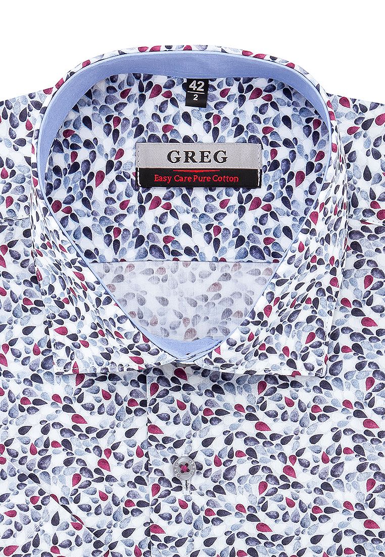 

Рубашка мужская Greg 01-00013828 голубая 41, Голубой, 01-00013828