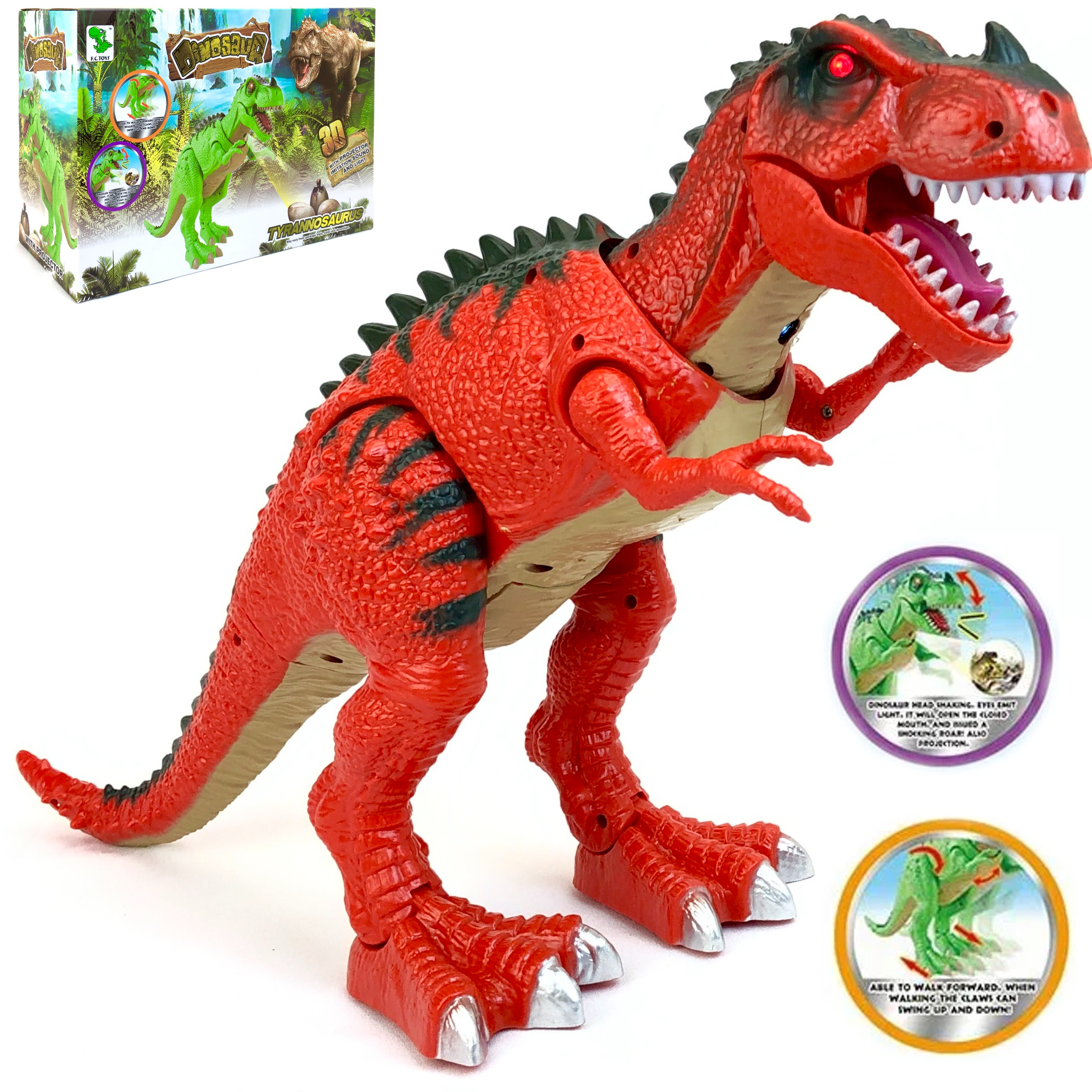 фото Интерактивная игрушка тираннозавр тирекс 110638 dinosaurs island toys