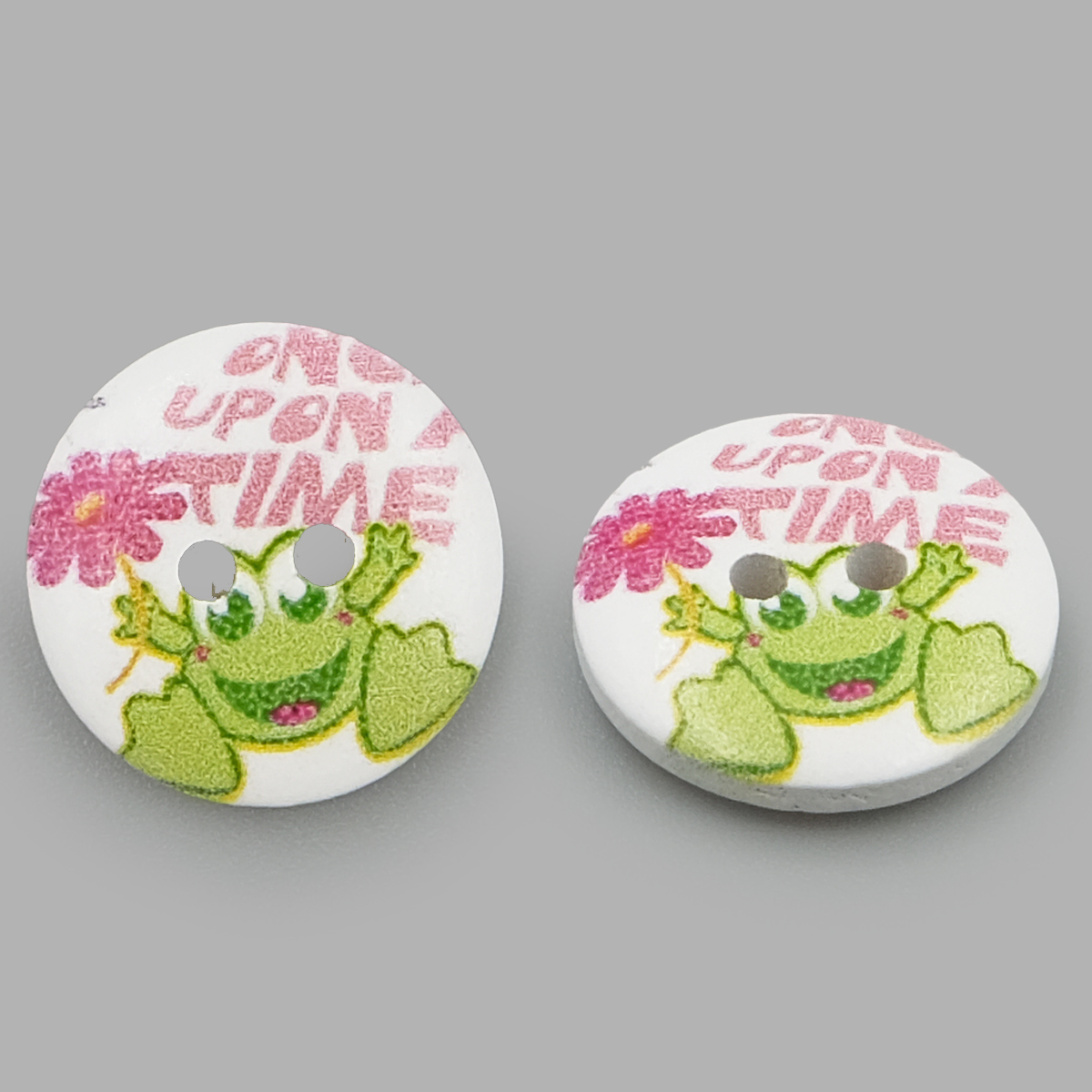 

Пуговица деревянная АЙРИС "Мультяшные персонажи", 18 мм, 50 шт (Лягушонок 2), 7713430