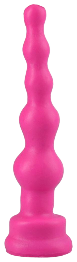 фото Ярко-розовый анальный стимулятор-ёлочка - 14,5 см. сумерки богов