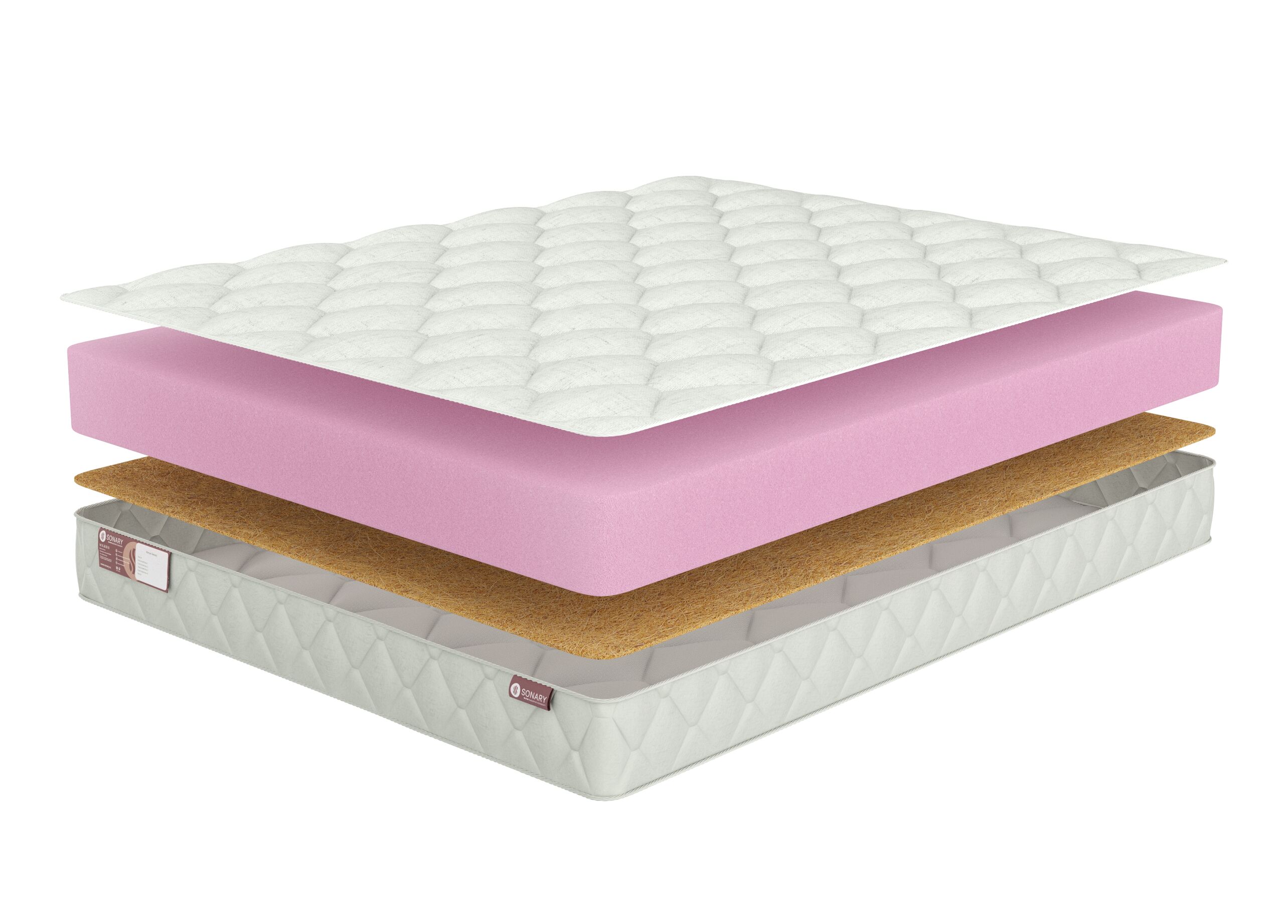 

Матрас Sonary Solid Mesen 130х175, Белый, Mesen