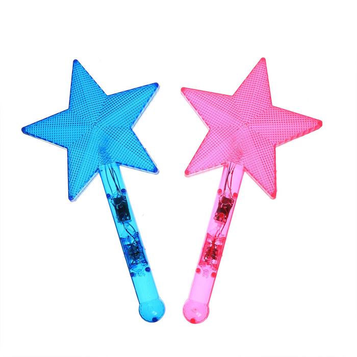 

Палочка световая Звезда, цвета МИКС, Синий;розовый;желтый;зеленый, 2790196