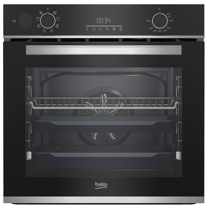 фото Встраиваемый электрический духовой шкаф beko bbis13300xmse brown