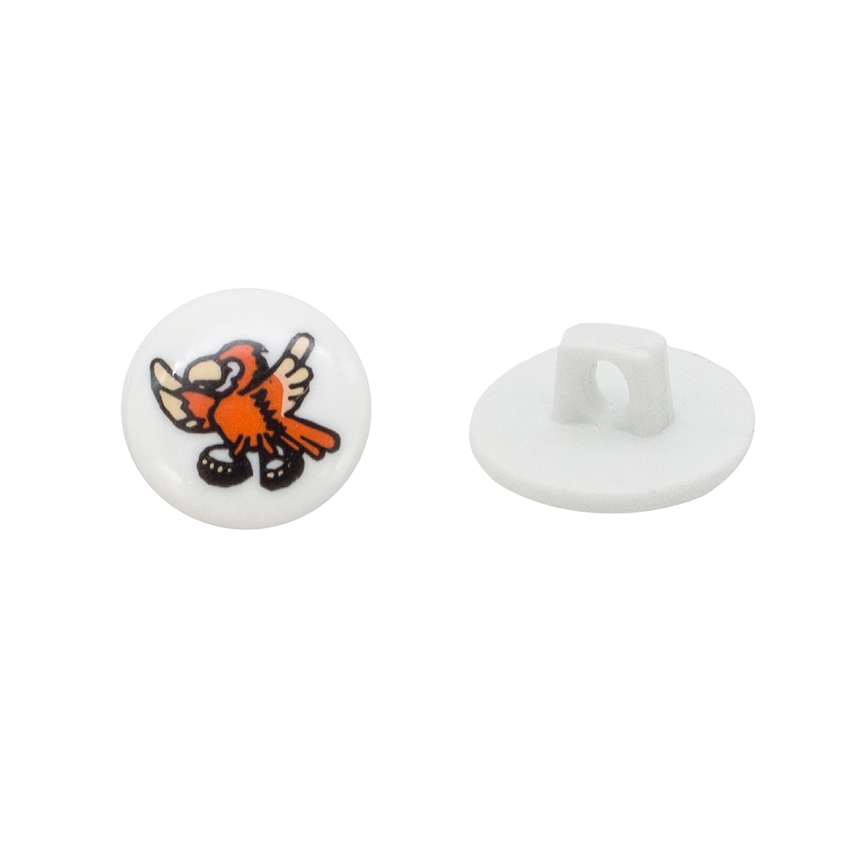

Пуговица Magic Buttons "Птичка" (QN113-W1) (красный), 36 шт, 7711076