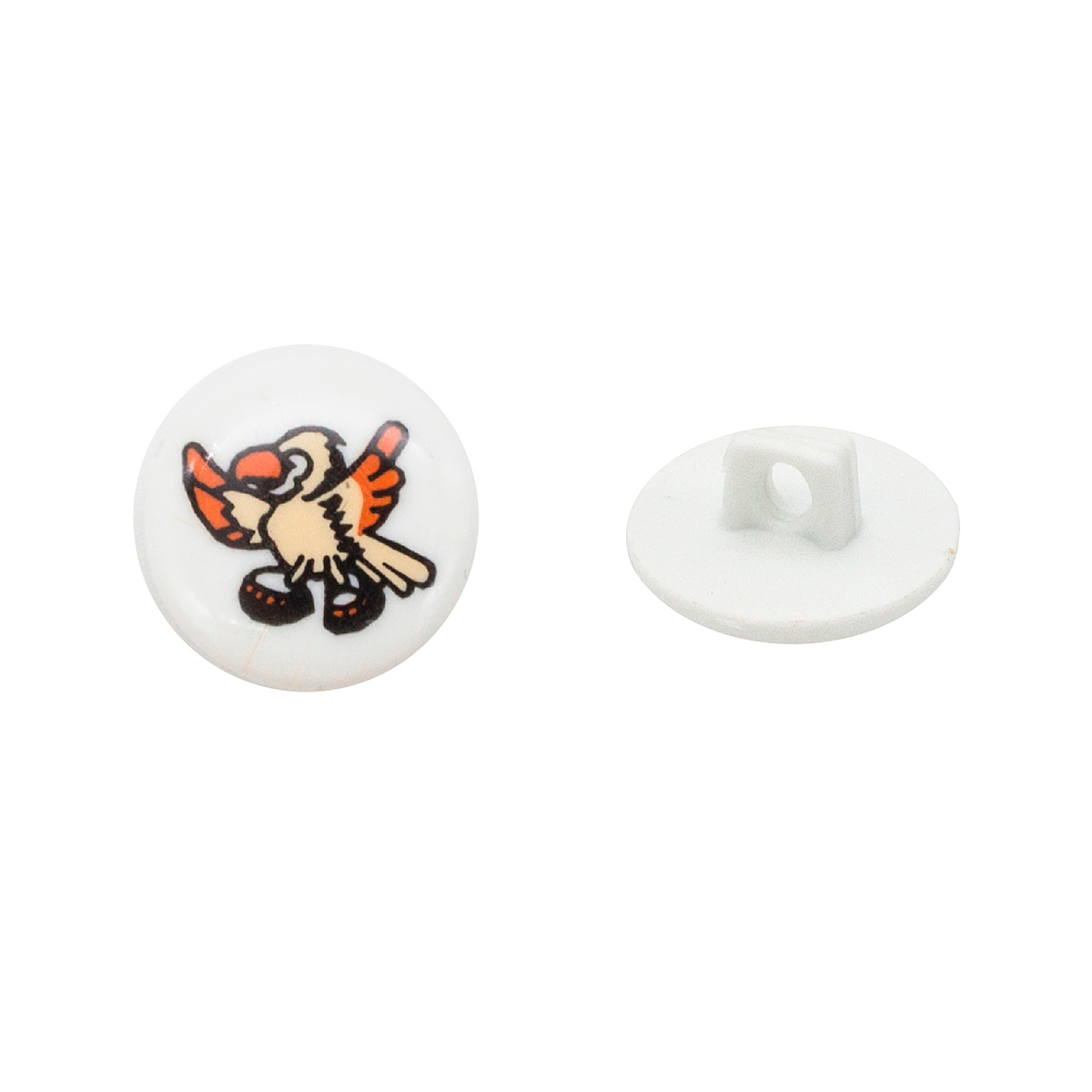 

Пуговица Magic Buttons "Птичка" (QN113-W1) (жёлтый), 36 шт, 7711076