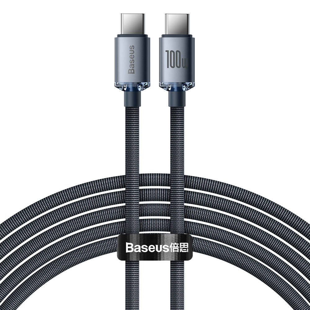 фото Кабель usb type-c - usb type-c baseus 2 м синий