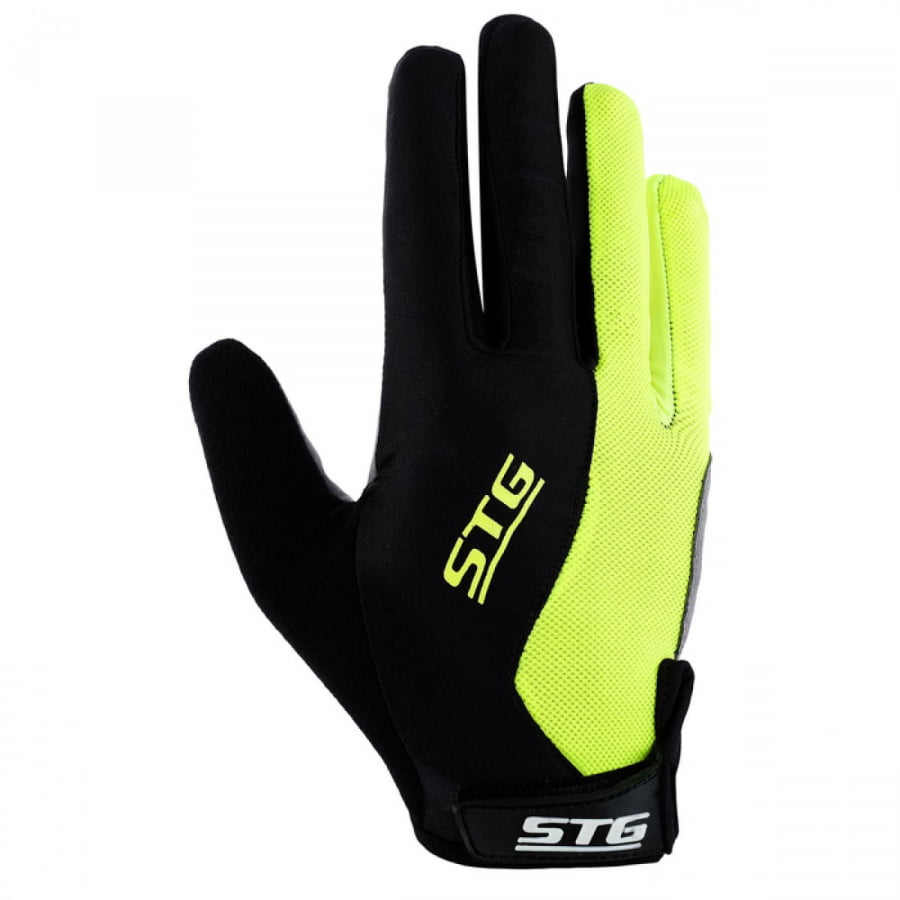 

Велоперчатки STG 806, black/grey/yellow, S, 806