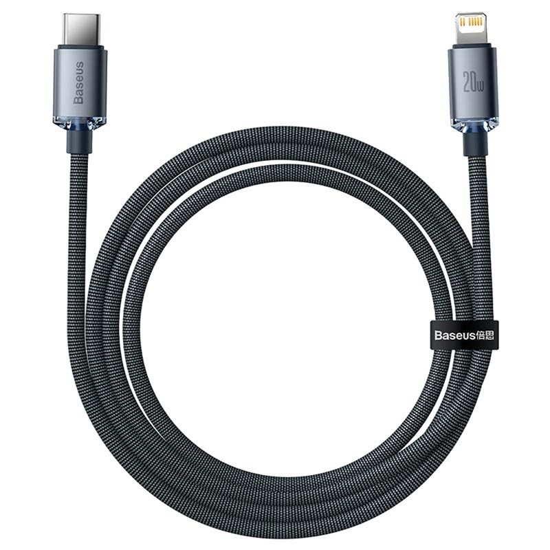 фото Кабель lightning/type-c - usb baseus 1.2 м синий