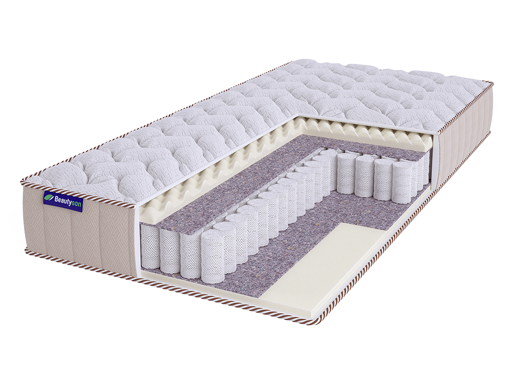 

Матрас BeautySon SPRING Soft Massage S600 LUX 110х195, Белый, SPRING Soft Massage S600 LUх