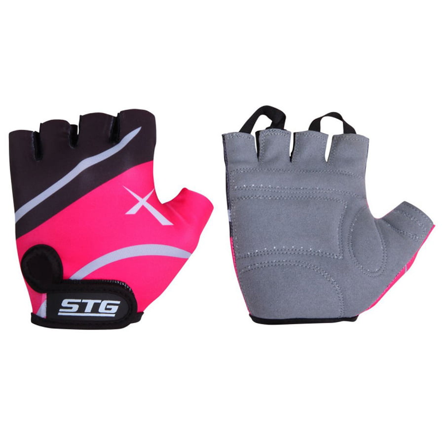 

Велоперчатки STG 809, black/pink, S, 809