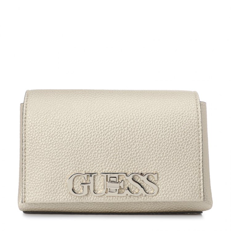 фото Сумка кросс-боди женская guess hwmg7301780 золотистая