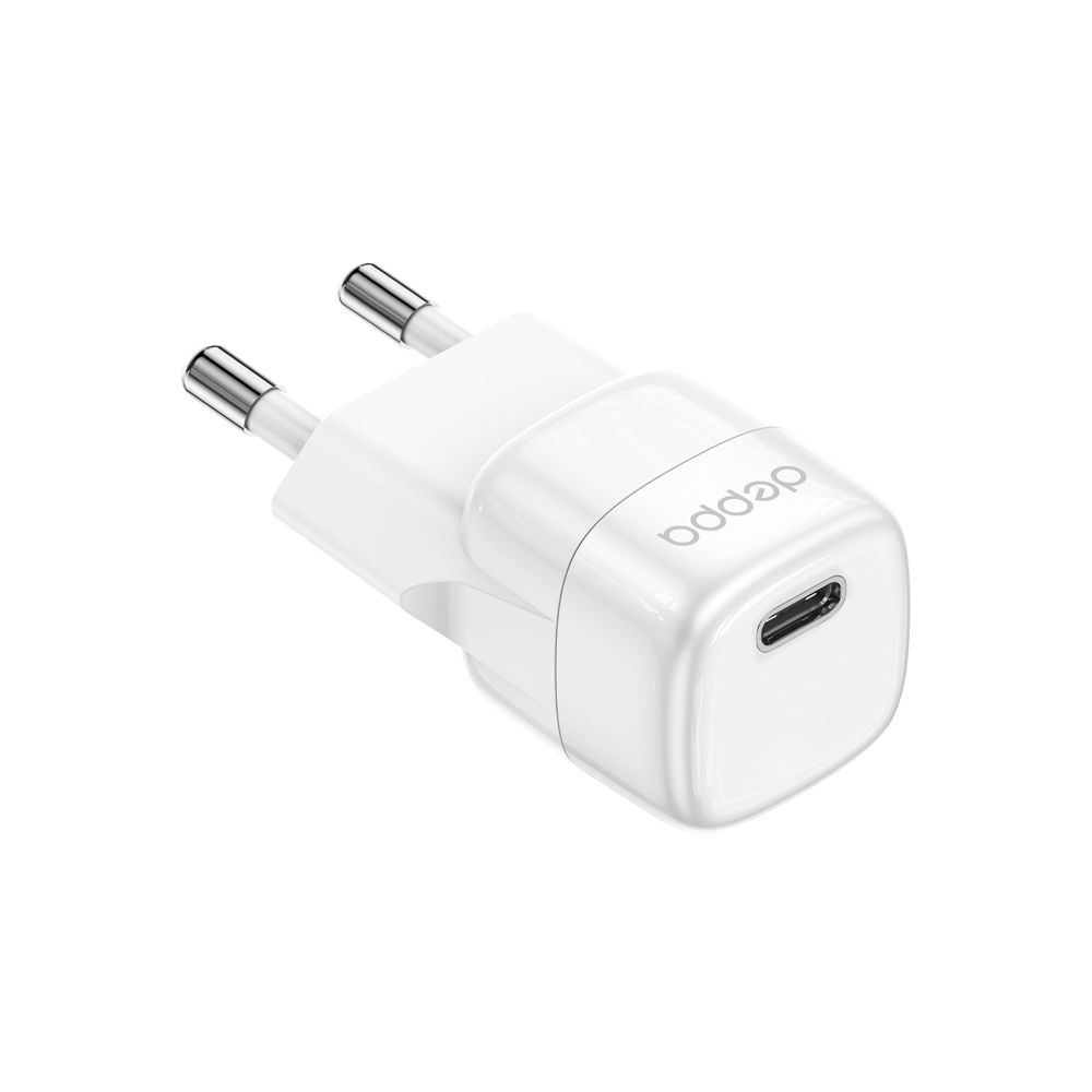 Сетевое зарядное устройство Deppa Wall Charger Gan Mini 1xUSB Type-C 3 А белый