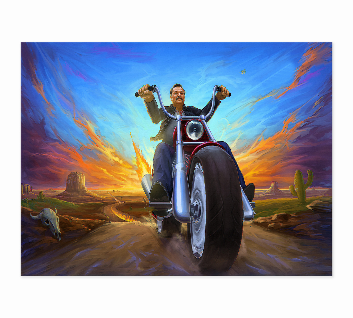 

Картина интерьерная на синтетическом холсте Poly Print Art ZK01001820/S/2 50х70 см