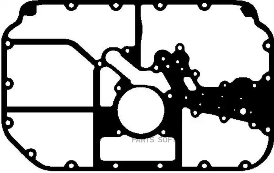 

71-31707-00_прокладка поддона двигателя нижняя! Audi 80/100/A4 2.6/2.8 ABC/ACZ/AAH/ACK 91>