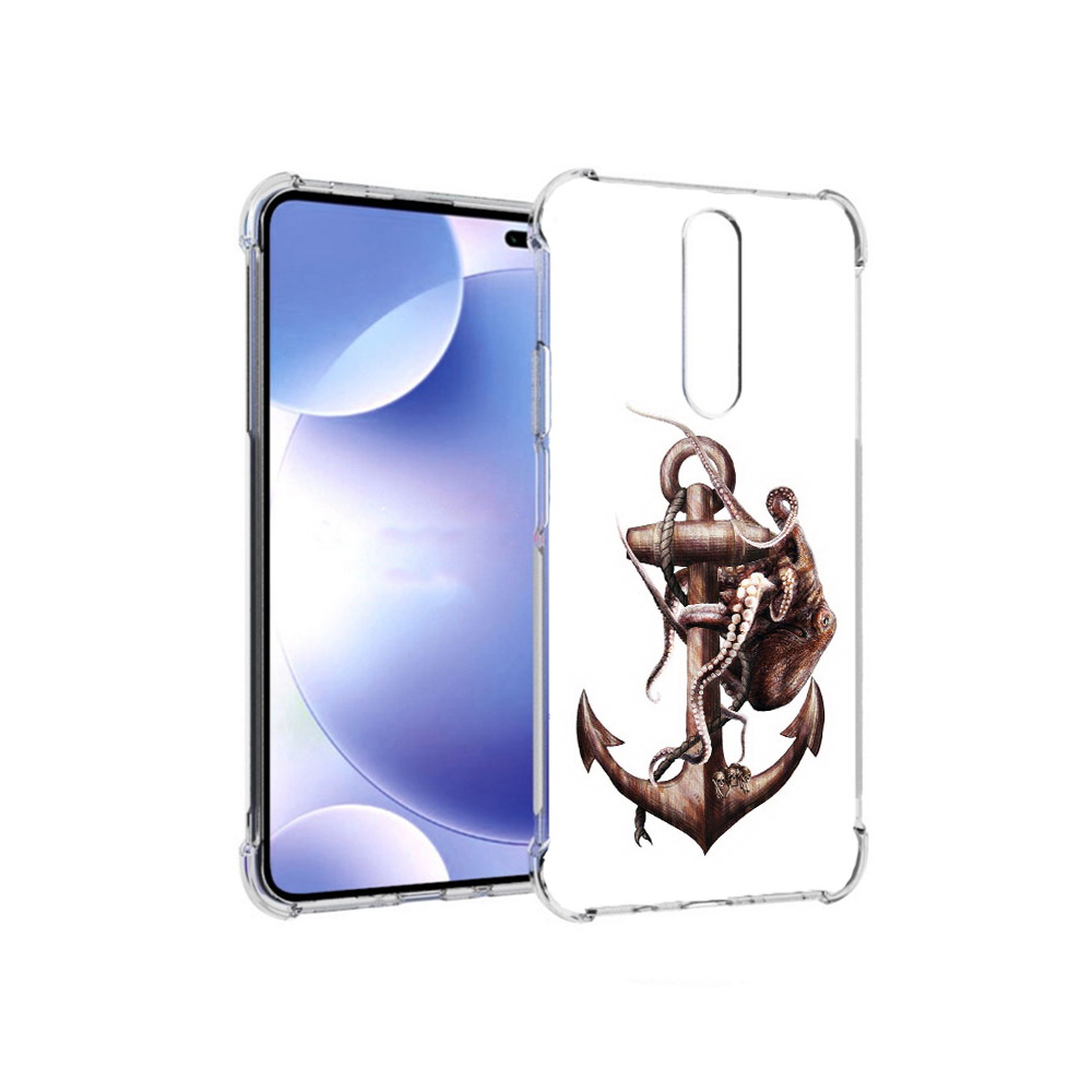 

Чехол MyPads Tocco для Xiaomi Redmi k30 ржавый якорь (PT226950.302.579), Прозрачный, Tocco