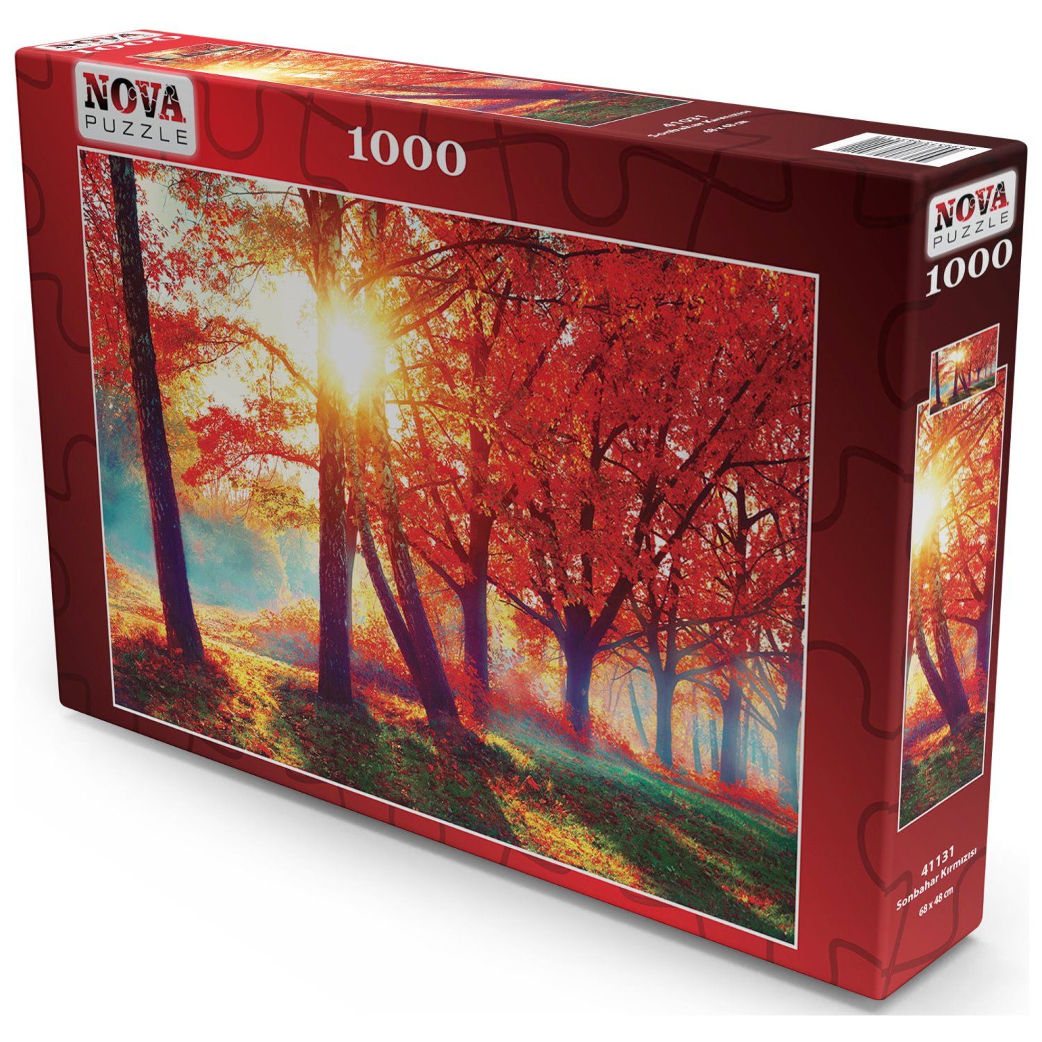 

Пазл Nova Puzzle 1000 дет Осенний красный, NVпейзажи