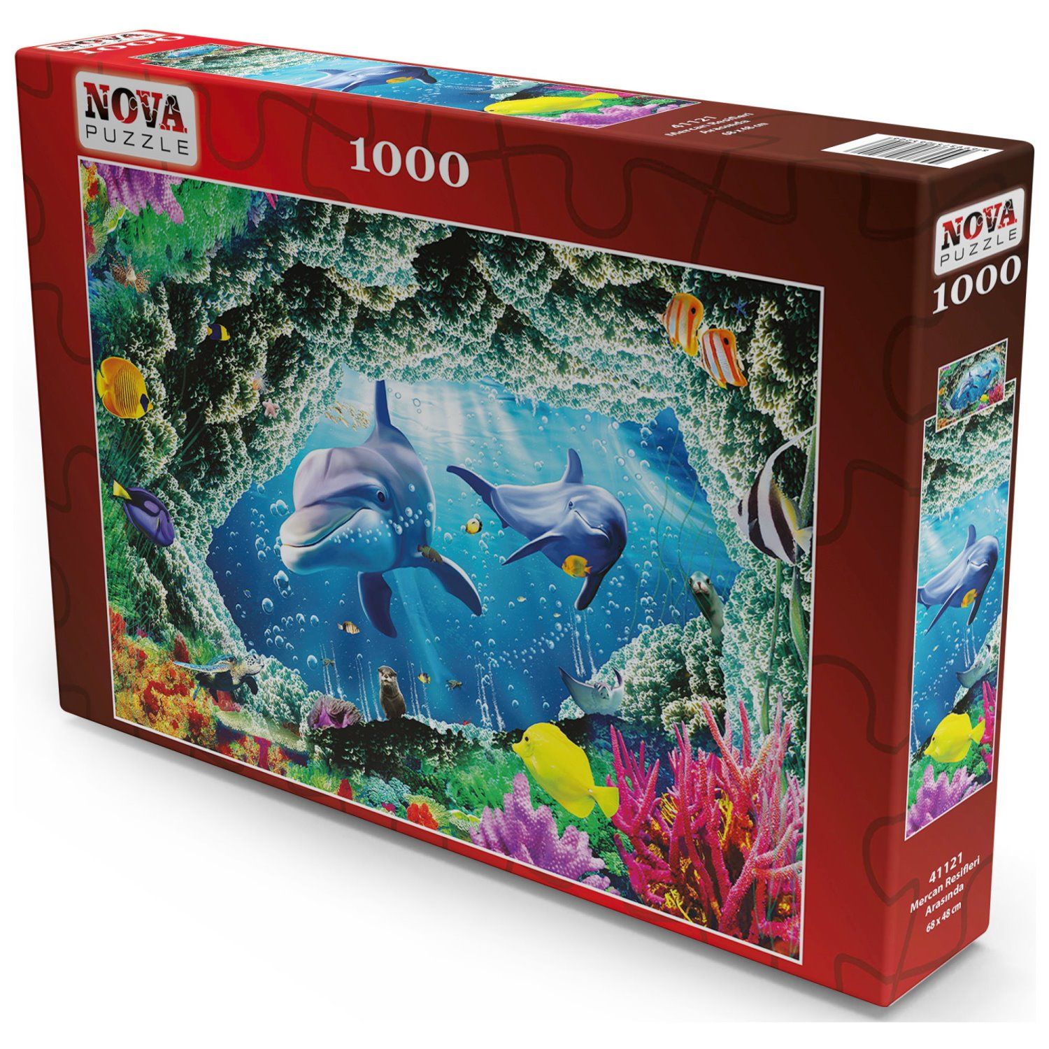 

Пазл Nova Puzzle 1000 дет Среди коралловых рифов, NVживотные