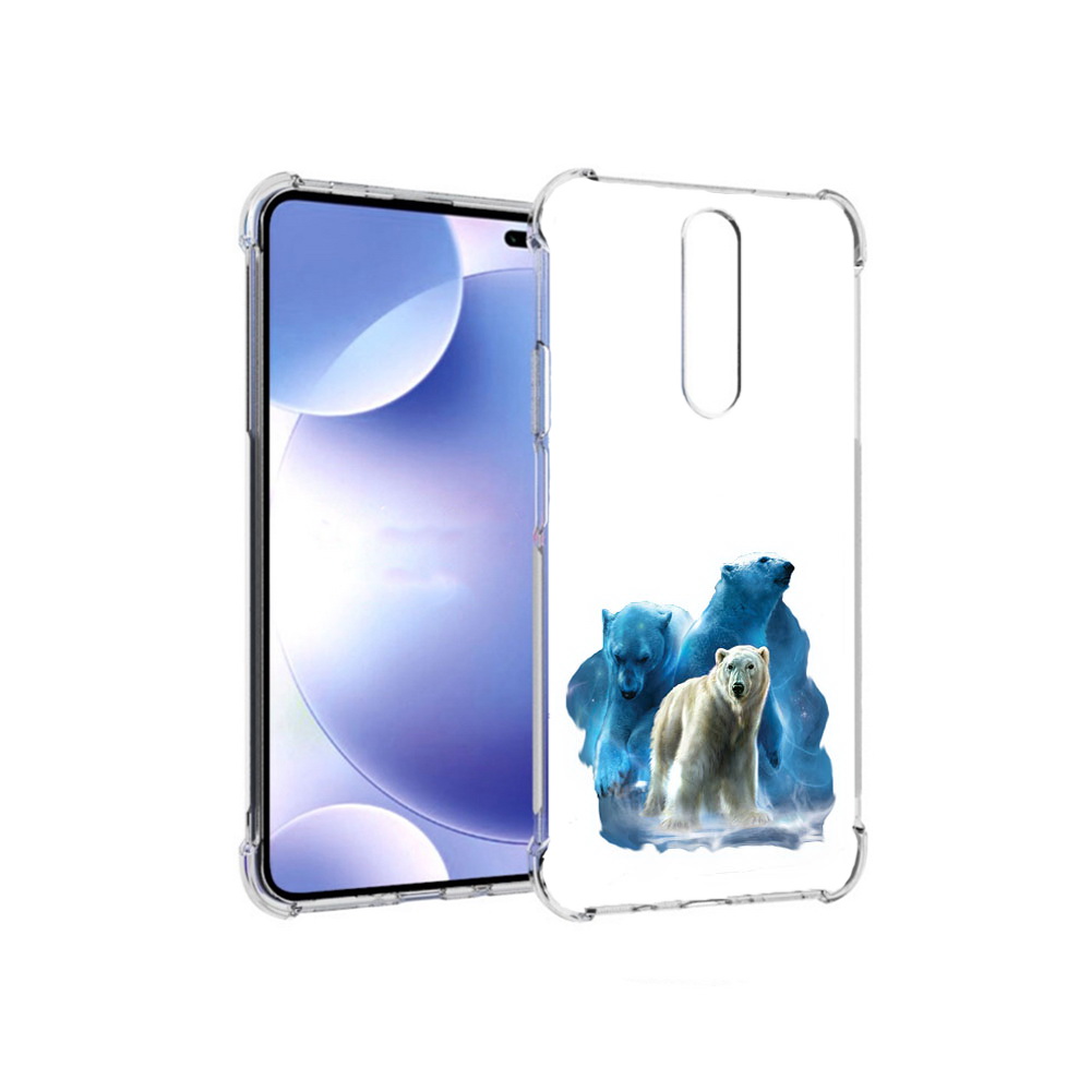 

Чехол MyPads Tocco для Xiaomi Redmi k30 полярный медведь (PT226950.302.549), Прозрачный, Tocco