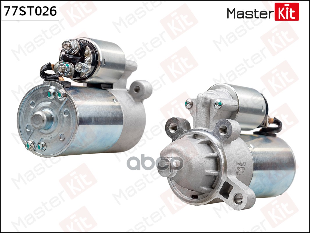 

Стартер 12V 1,4 Kw MasterKit 77ST026