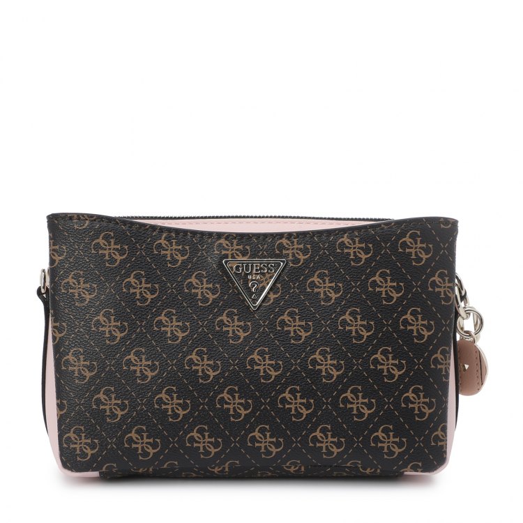 фото Сумка кросс-боди женская guess hwsg8108140 коричневая