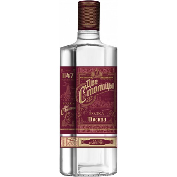 

Водка Две столицы Москва 40% 0,5л