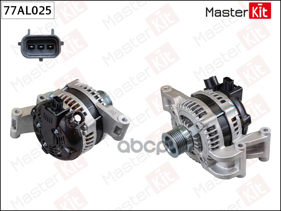 

Генератор Ford C-Max 07-/Focus 04- 120A MasterKit 77AL025