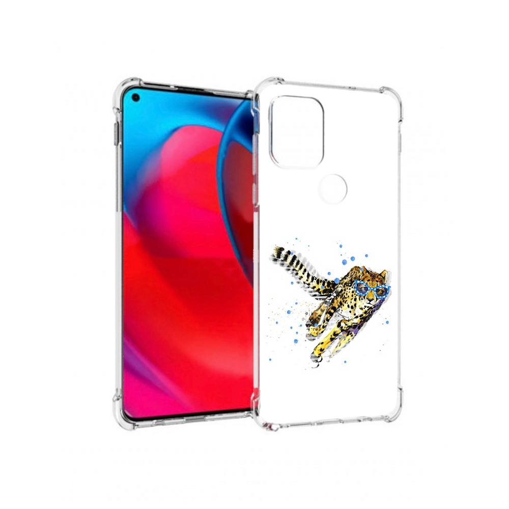 

Чехол MyPads Tocco для Motorola Moto G гепард в очках (PT227067.359.287), Прозрачный, Tocco